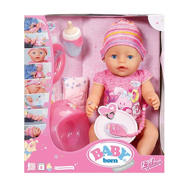Baby Born 824627 Deluxe Accesorios para muñeca lactancia 6 piezas 